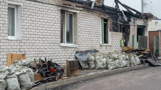 Professional Fire Damage Removal technician working in Ferndale, WA